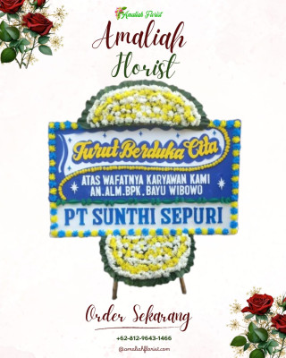 Papan Bunga Duka di Hargorejo