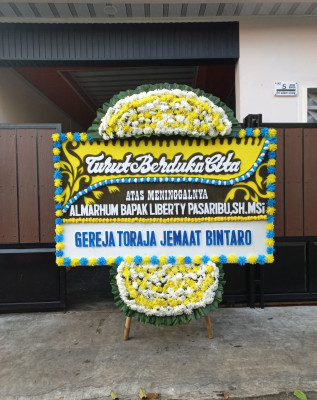 Papan Bunga Duka di Hargorejo